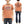 トイズマッコイ Tシャツ TMC2609 半袖 プリントカスタム リンガーTシャツ メンズ 半袖Tシャツ 未洗い仕上げ Johnny Ringer Tee 30th Anniversary Toys Mccoy Logo (091 キャロット x ブラック切替) 新品