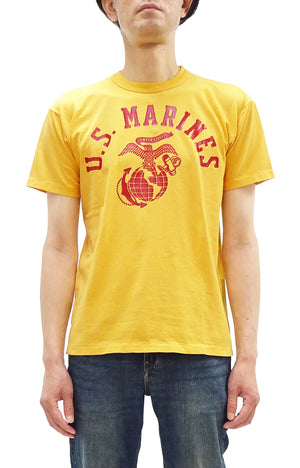トイズマッコイ Tシャツ TMC2624 タクシードライバー 米海兵隊 プリントカスタム メンズ 半袖Tシャツ ガーメントダイ仕上げ (060 イエロー) TOYS McCOY 19"NY"76 Tee "U.S. Marines" 新品