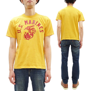 トイズマッコイ Tシャツ TMC2624 タクシードライバー 米海兵隊 プリントカスタム メンズ 半袖Tシャツ ガーメントダイ仕上げ (060 イエロー) TOYS McCOY 19"NY"76 Tee "U.S. Marines" 新品