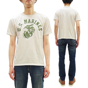 トイズマッコイ Tシャツ TMC2624 タクシードライバー 米海兵隊 プリントカスタム メンズ 半袖Tシャツ ガーメントダイ仕上げ (040 ナチュラル) TOYS McCOY 19"NY"76 Tee "U.S. Marines" 新品