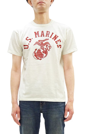 トイズマッコイ Tシャツ TMC2624 タクシードライバー 米海兵隊 プリントカスタム メンズ 半袖Tシャツ ガーメントダイ仕上げ (011 オフホワイト) TOYS McCOY 19"NY"76 Tee "U.S. Marines" 新品