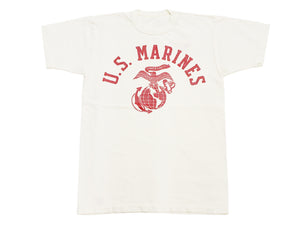 トイズマッコイ Tシャツ TMC2624 タクシードライバー 米海兵隊 プリントカスタム メンズ 半袖Tシャツ ガーメントダイ仕上げ (011 オフホワイト) TOYS McCOY 19"NY"76 Tee "U.S. Marines" 新品