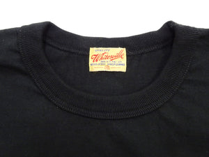 ホワイツビル 長袖Tシャツ WV68849 119 ブラック (メンズ 無地 長袖 ポケットTシャツ 丸胴天竺 ワンウォッシュ仕上げ) Whitesville Men's Long-Sleeve Pocket T-Shirt 新品