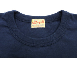 ホワイツビル 長袖Tシャツ WV68849 128 ネイビー (メンズ 無地 長袖 ポケットTシャツ 丸胴天竺 ワンウォッシュ仕上げ) Whitesville Men's Long-Sleeve Pocket T-Shirt 新品