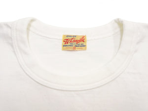 ホワイツビル 長袖Tシャツ WV68849 105 オフホワイト (メンズ 無地 長袖 ポケットTシャツ 丸胴天竺 ワンウォッシュ仕上げ) Whitesville Men's Long-Sleeve Pocket T-Shirt 新品